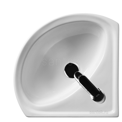 Раковина Santek Ирис 36 отверстие под смеситель 1WH110514 фото в интернет-магазине Русалия