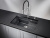 Кухонная мойка GRANULA Kitchen Space (7303U, ШВАРЦ) фото в интернет-магазине Русалия