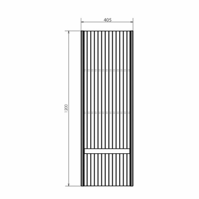 Шкаф-колонна Comforty Марсель-40 белая матовая фото в интернет-магазине Русалия