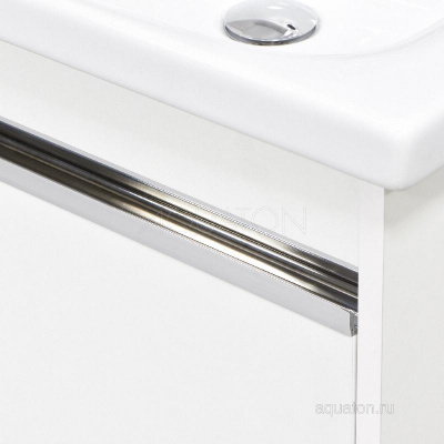 Тумба под раковину AQUATON Капри 80 белый глянец 1A230201KP010 фото в интернет-магазине Русалия