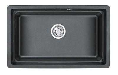 Кухонная мойка GRANULA Kitchen Space (7303U, ШВАРЦ) фото в интернет-магазине Русалия