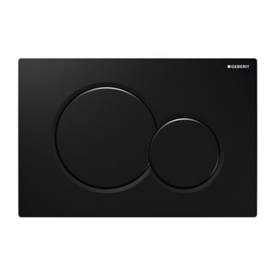Клавиша смыва 115.770.DW.5 Sigma 01, черная глянцевая Geberit фото в интернет-магазине Русалия