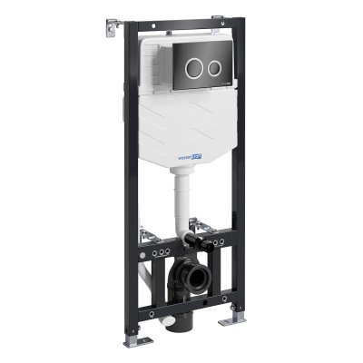 Aller 10TLT.010.ME.PB01 Система инсталляции для унитазов, черный Wasserkraft фото в интернет-магазине Русалия