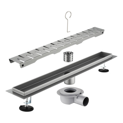 Трап для душа 60см Savol S-DL02L-60, сатин фото в интернет-магазине Русалия