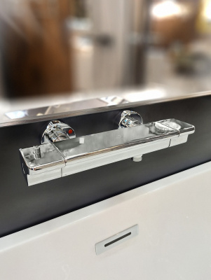 Смеситель для душа с термостатом AltroBagno Lamberto 030501 Cr AltroBagnoLamberto030501Cr фото в интернет-магазине Русалия