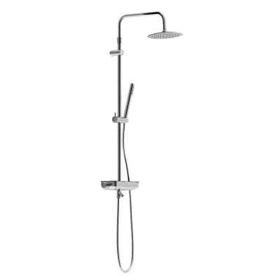 936730000 Scandinavian Pure душевая система с ванно-душевым смесителем-полкой, хром фото в интернет-магазине Русалия