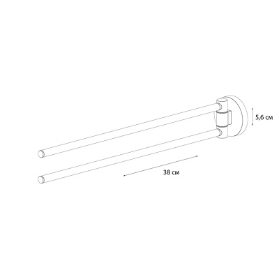 Полотенцедержатель FIXSEN HOTEL FX-31002A, хром фото в интернет-магазине Русалия