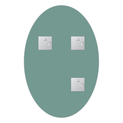 Зеркало настенное Primary EVOFORM 40х60 см, BY 0027 фото в интернет-магазине Русалия