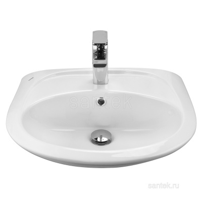 Раковина Santek Бриз 55 отверстие под смеситель 1WH110460 фото в интернет-магазине Русалия