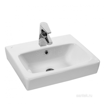 Раковина Santek Нео 40 отверстие под смеситель 1WH302183 фото в интернет-магазине Русалия