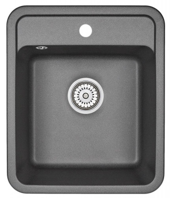 Кухонная мойка GRANULA Standart (4202, ЧЁРНЫЙ) фото в интернет-магазине Русалия