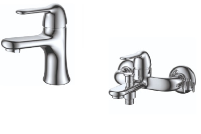 Комплект смесителей D&K DA1340004SET (DA1342141,DA1343201) фото в интернет-магазине Русалия