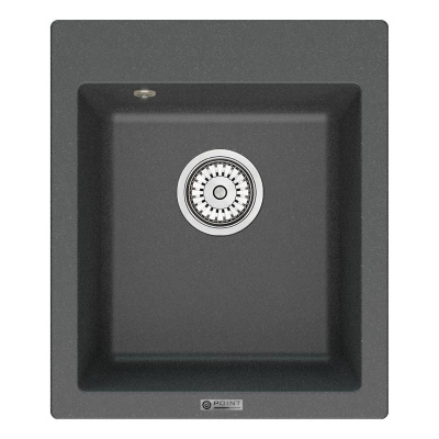 Мойка кухонная Point Динара 42 PN3004GR, графит фото в интернет-магазине Русалия