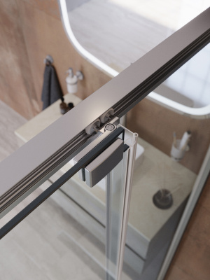 Душевая дверь CEZARES LUX-B-FS-11-100-C-CR фото в интернет-магазине Русалия