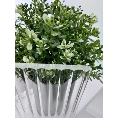 Душевая перегородка RGW WA-08B 1100, стекло Ribbed (Ребристое), профиль черный фото в интернет-магазине Русалия