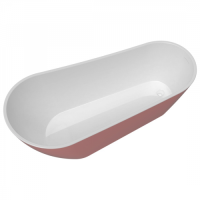 Ванна отдельностоящая акриловая Delice Riviera 170х74 розовая матовая DLR440103P фото в интернет-магазине Русалия