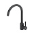 D3007022 Logic кухонный смеситель поворотный, черный фото в интернет-магазине Русалия