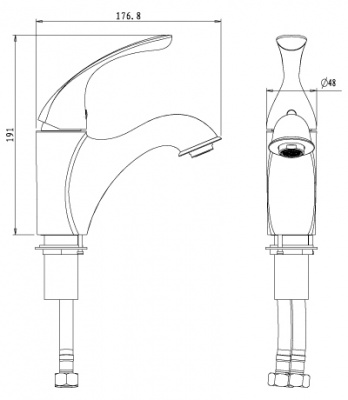 Смеситель для умывальника Intense LM5606C Lemark фото в интернет-магазине Русалия