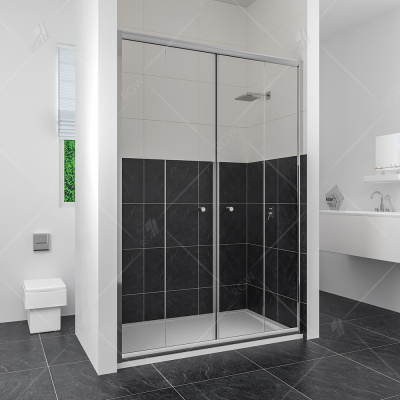 Раздвижная дверь для душа CL-10 130 RGW фото в интернет-магазине Русалия