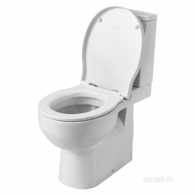 Унитаз - компакт с сиденьем микролифт Аллегро WH301955 Сантек фото в интернет-магазине Русалия