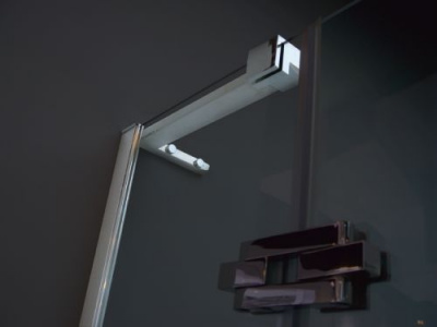 Распашная дверь для душа 120 BERGAMO-W-B-12-120-C-Cr-L Cezares фото в интернет-магазине Русалия