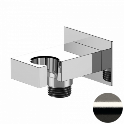 Держатель ручного душа с подключением шланга Remer 337WNP, никель брашированный фото в интернет-магазине Русалия