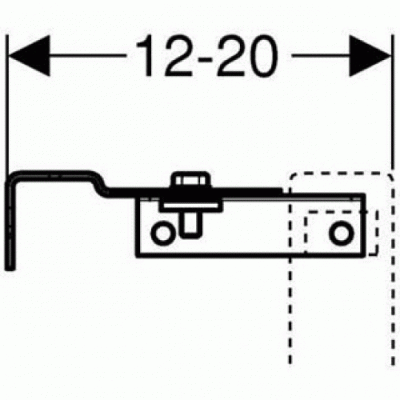 Комплект крепления к стене Duofix 111.839.00.1 Geberit фото в интернет-магазине Русалия