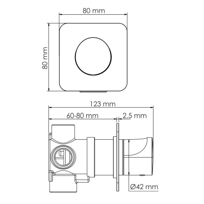 A273 Переключатель на 3 выхода Wasserkraft фото в интернет-магазине Русалия