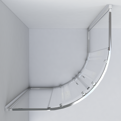 Душевой уголок Garda VSQ-1G800CH, 800*800, хром, стекло шиншилла  Vincea фото в интернет-магазине Русалия