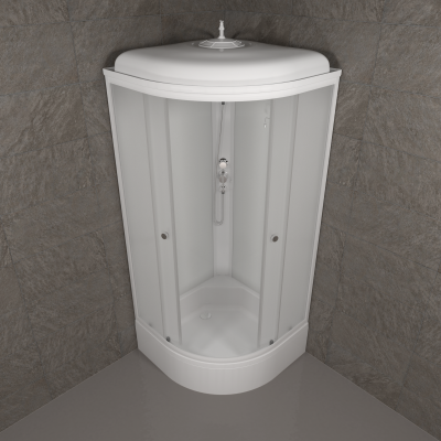 Душевая кабина Вельвет 90*90 А (7 мест+сифон D90) Щ0000063054 Тритон фото в интернет-магазине Русалия