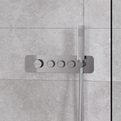 Смеситель для душа скрытого монтажа EXCELLENT Krotos AREX.8036CR (хром) фото в интернет-магазине Русалия