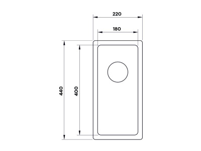 Кухонная мойка UKINOX Techno TEB180.400 -G-10P, 40*18 фото в интернет-магазине Русалия