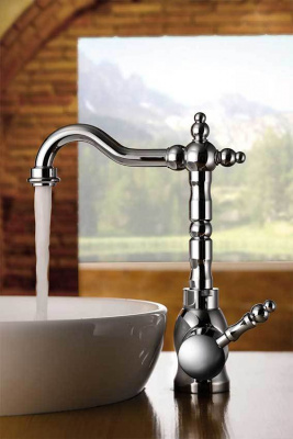 Смеситель высокий для кухни однорычажный GAUDI 3029 Ramon Soler фото в интернет-магазине Русалия