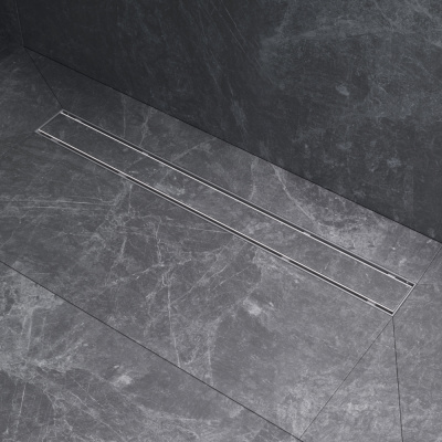 W02SC-U11-070-04SB PrimeFlow Трап для душа линейный универс затвор Tile 70см цвет сталь мат Am.Pm фото в интернет-магазине Русалия