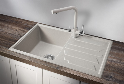 Кухонная мойка GRANULA (8002, БАЗАЛЬТ) фото в интернет-магазине Русалия