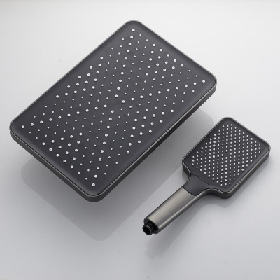 Душевая система Shevanik S4226T, оружейная сталь фото в интернет-магазине Русалия