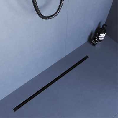 Душевой трап, обрезной RGW SDR-55B 800мм черный фото в интернет-магазине Русалия