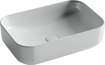 Умывальник чаша накладная прямоугольная Element 510*340*140мм CN5043 Ceramica Nova фото в интернет-магазине Русалия
