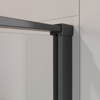 Душевой уголок Cezares LINER-A-2-90-C-NERO фото в интернет-магазине Русалия