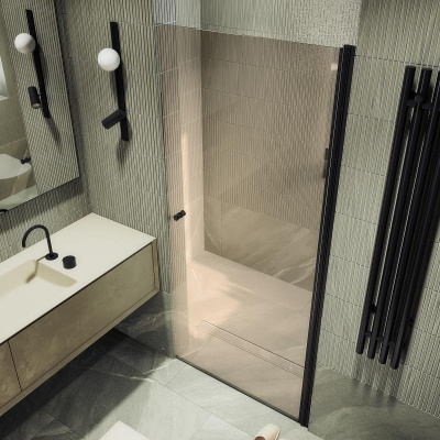 Душевая дверь на монопетле 1980*600 Стекло 6 мм Бронза MGD-810-6 Maybah Glass фото в интернет-магазине Русалия