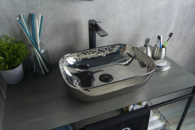 Раковина накладная Gid Nc425 фото в интернет-магазине Русалия