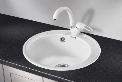 Кухонная мойка GRANULA Standart (4802, БЕЛЫЙ) фото в интернет-магазине Русалия