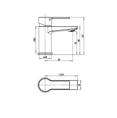 Смеситель для умывальника RUSH MADEIRA (MA3245-11) фото в интернет-магазине Русалия