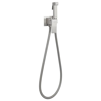 Гигиенический душ со смесителем встраиваемый Hansberge H3077NK, никель фото в интернет-магазине Русалия