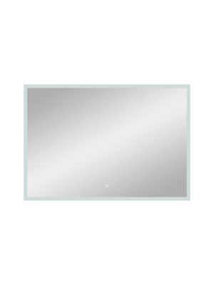 Зеркало с подсветкой Frame White 800x600 ЗЛП2312 Continent фото в интернет-магазине Русалия