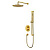 Термостатическая душевая система скрытого монтажа WHITECROSS Y YSET09GLB (брашированное золото) фото в интернет-магазине Русалия
