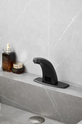 Смеситель для раковины HAIBA сенсорный черный (HB523-7) фото в интернет-магазине Русалия