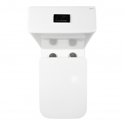 BOND F04-00 Унитаз напольный безободковый белый с сиденьем микролифт фото в интернет-магазине Русалия