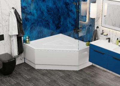 Акриловая ванна VAGNERPLAST CAVALLO CORNER 140x140 VPBA140CAV3X-04 фото в интернет-магазине Русалия