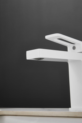 Смеситель для раковины HAIBA цвет: белый (HB10732-8) фото в интернет-магазине Русалия